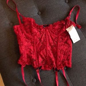Sexy red lingerie